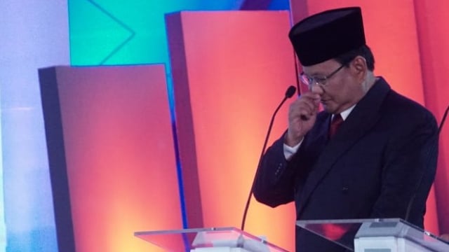 Calon Presiden dan Wakil Presiden nomor urut 02, Prabowo. (Foto: Jamal Ramadhan/kumparan)