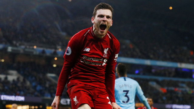 Bek Liverpool, Andrew Robertson. Foto:  Reuters/Jason Cairnduff