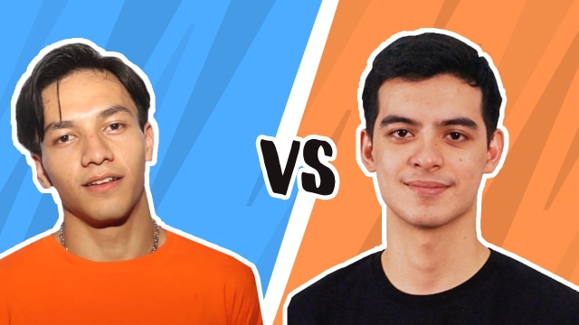 Jefri Nichol vs Ciccio Manassero (Foto: Munady)