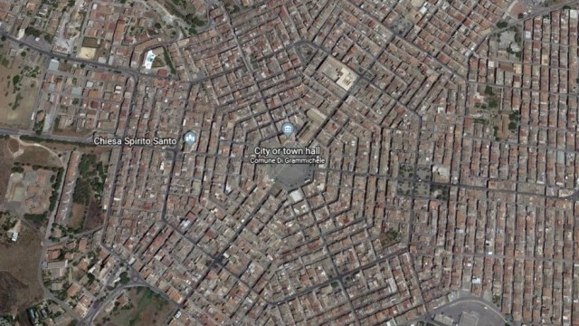 Grammichele (Foto: Dok. Google Earth)