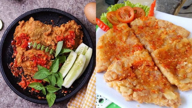 Telur geprek (Foto: Instagram/ @anitajoyo  @dapur_kiki28)