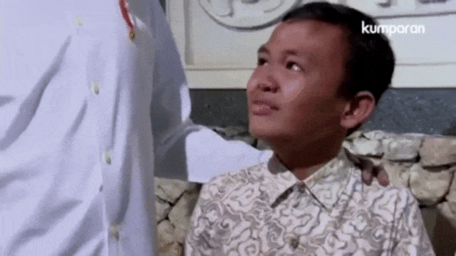 Seorang anak menangis saat bertemu Jokowi. (Foto: Dok. Istimewa)
