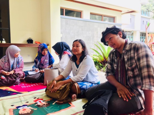 Kandi Sekarwulan dari Jagabumi di Bincang Edukasi (Foto: Shika Arimasen Michi/kumparan)
