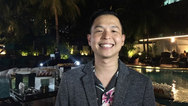 Ernest Prakasa di Piala Maya 2019.  (Foto: Giovanni/kumparan)