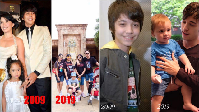 10 Years Challenge ala Ussy Sulistiawaty dan Steffan William (Foto: Instagram/@ussypratama dan @steffanwilliam)