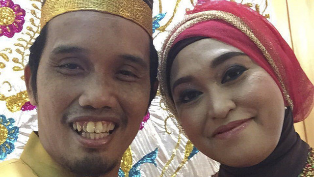 Ustaz Maulana dan istrinya Nuraliyah Ibnu Hajar (Foto: Instagram )