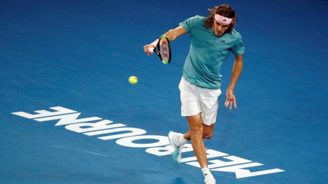 Stefanos Tsitsipas di babak keempat Australia Terbuka 2019. (Foto:  REUTERS/Edgar Su)