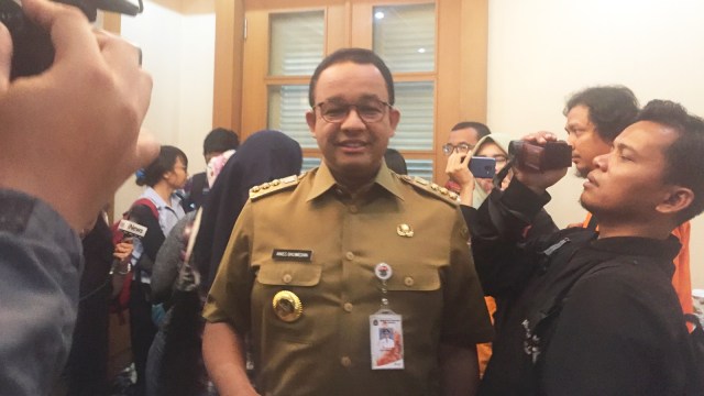 Gubernur DKI Jakarta Anies Baswedan di Balai Kota. (Foto: Moh Fajri/kumparan )