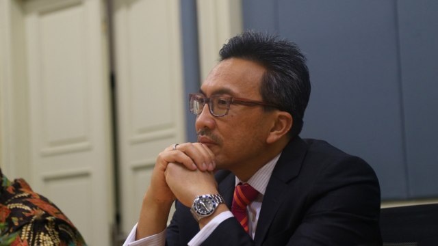 CEO CIMB NIAGA, Tigor M. Siahaan di Kantor kumparan Jalan Jati Murni No. 1A, Jati Padang, Jakarta Selatan. Foto: Dicky Adam Sidiq/kumparan