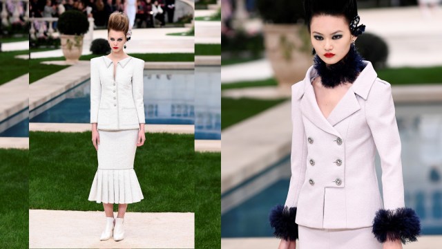 Koleksi Couture Chanel. (Foto: AFP / Anne-Christine POUJOULAT)