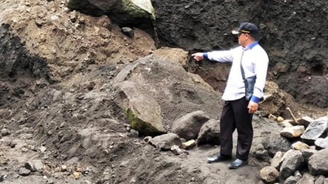 Kondisi lokasi longsor di Lereng Gunung Merapi, Kabupaten Sleman, DIY, Rabu (23/1). (Foto: Dok. Istimewa)