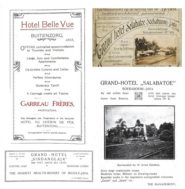 Brosur hotel di kawasan Priangan. (Foto: dok. Ibnu Murti)