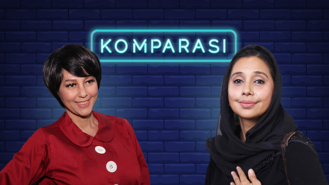 Meriam Bellina dan Ayu Azhari (Foto: Infografik: Sabryna Putri Muviola/kumparan)