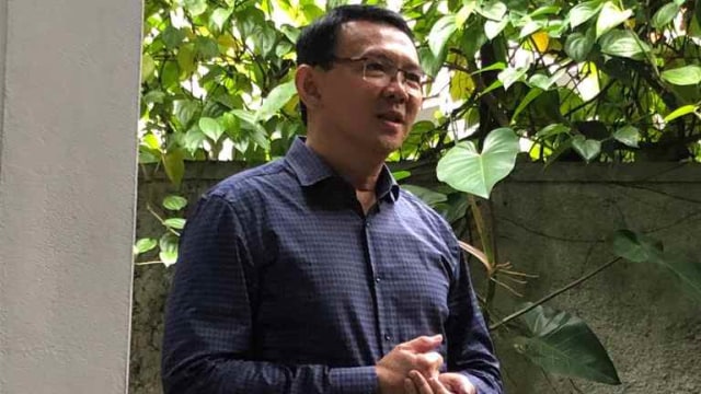 Ahok usai keluar dari Mako Brimob, Kamis (24/1/2019). (Foto: Dok. Tim BTP)