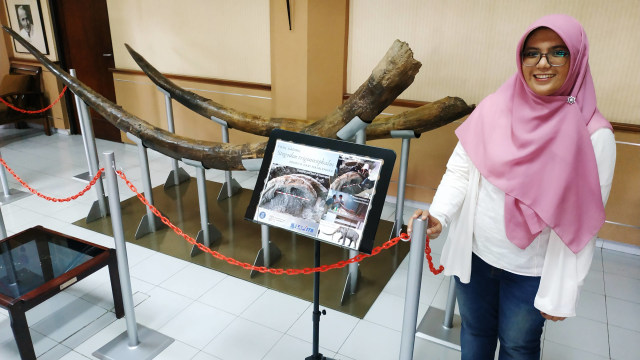 Mika Rizki Puspaningrum S.Si., M.T., Ph.D., Anggota Tim Penelitian Stegodon (Foto: Utomo Priyambodo/kumparan)