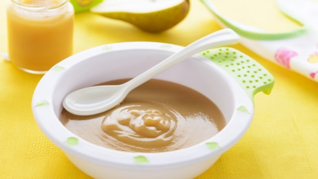 Tekstur MPASI untuk bayi usia 6 bulan harus halus  (Foto: Shutterstock)