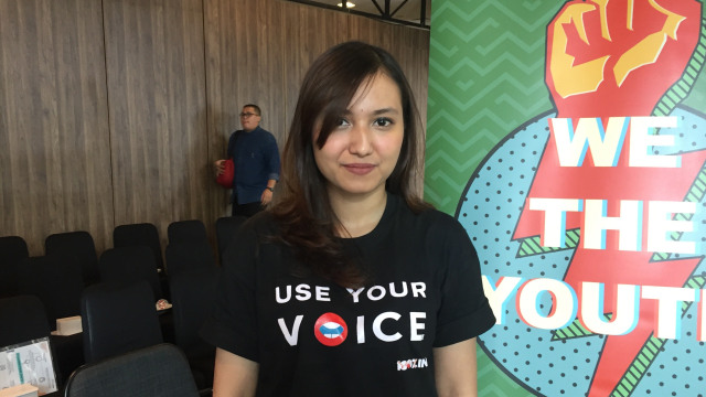 Cania Citta Irlanie, political vlogger. (Foto: Agaton Kenshanahan/kumparan)