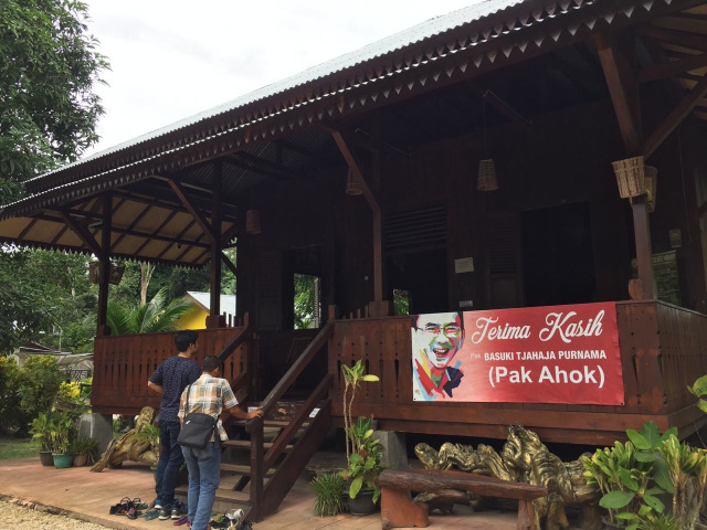 Kampoeng Ahok dibangun adik BTP, Basuri Tjahaja. Foto: Selli Nisrina Faradilla/kumparan