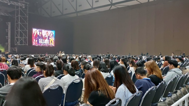 Fan meeting pertama Mamamoo di Bangkok, Thailand, Sabtu (26/1). (Foto: Niken Nurani/kumparan)