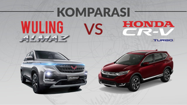 Komparasi Wuling Almaz dengan Honda CR-V 1.5 Turbo (Foto: Sabryna Putri Muviola/kumparan)