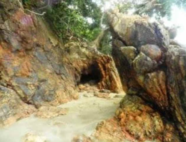 Lokasi diduga pintu masuk Saranjana. (Foto: Dok. Masyhur)