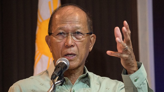 Menteri Pertahanan Filipina, Delfin lorenzana. (Foto: AFP/NOEL CELIS)