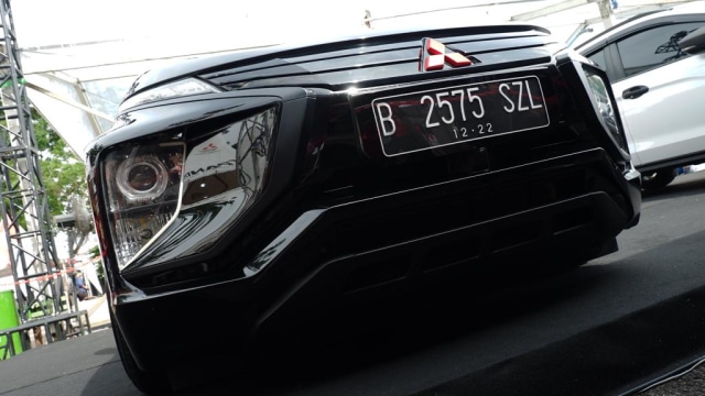Modifikasi Xpander bergaya elegan nan ceper: Bagian fascia (Foto: Aditya Pratama Niagara/kumparanOTO)