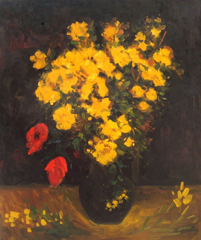 Poppy Flower oleh Vincent van Gogh. (Foto: wikipedia)