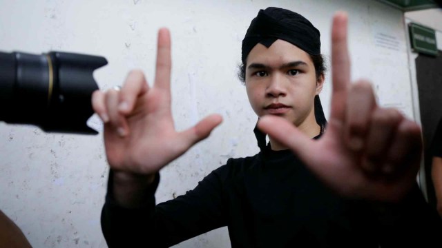 Abdul Qodir Jaelani saat menghadiri sidang putusan musisi Ahmad Dhani di Pengadilan Negeri Jakarta Selatan Jakarta Senin (28/01). (Foto: Ronny/kumparan)