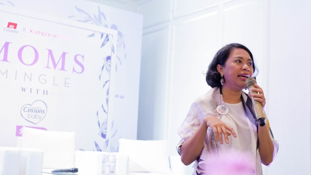 Mom Mingle dibuka oleh Chief of Mom Kumparan, Prameshwari Sugiri.