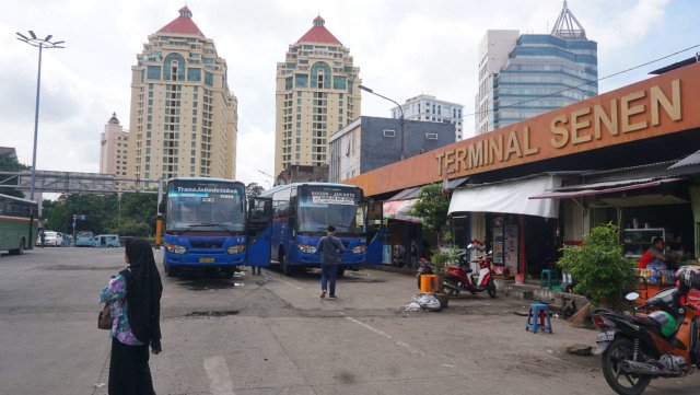 Suasana di kawasan Pasar Senen, Jakarta Pusat. (Foto:  Irfan Adi Saputra/kumparan)