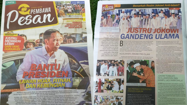 Tabloid "Pembawa Pesan". (Foto: Dok. Istimewa)