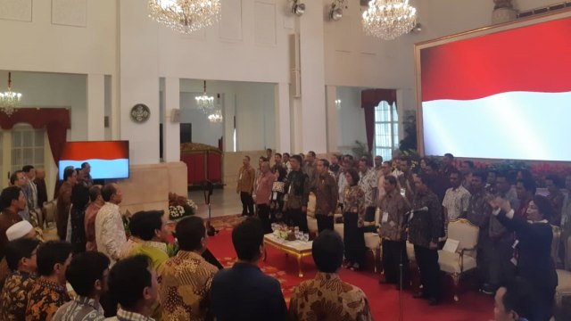 Suasana pertemuan Presdien Jokowi dengan perwakilan nelayan di Istana Negara.  (Foto: Yudhistira Amran Saleh/kumparan )