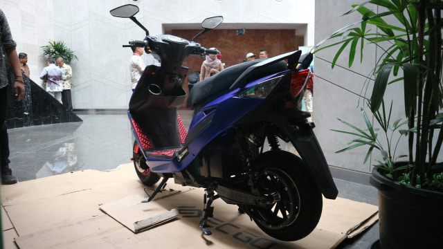 Motor listrik Lincah. (Foto: Ghulam Muhammad Nayazri / kumparanOTO)