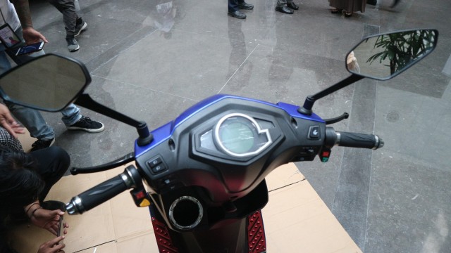 Motor listrik Lincah. (Foto: Ghulam Muhammad Nayazri / kumparanOTO)