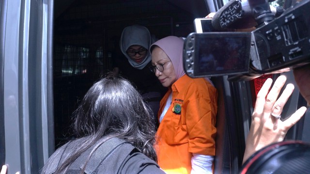 Ratna Sarumpaet di Polda Metro Jaya, Jakarta, Kamis (31/1/2019). (Foto: Nugroho Sejati/kumparan)