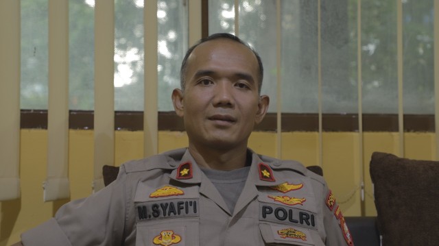 Kapolsek Senen, Kompol Muhammad Syafi'i (Foto: Retno Wulandari)