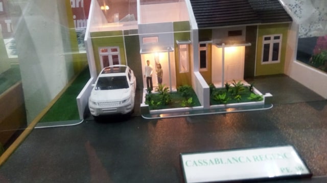 Contoh tipe rumah di pameran properti 2019. Foto: Nicha Muslimawati/kumparan