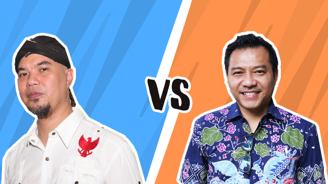 Ahmad Dhani dan Anang Hermansyah Foto: Munady