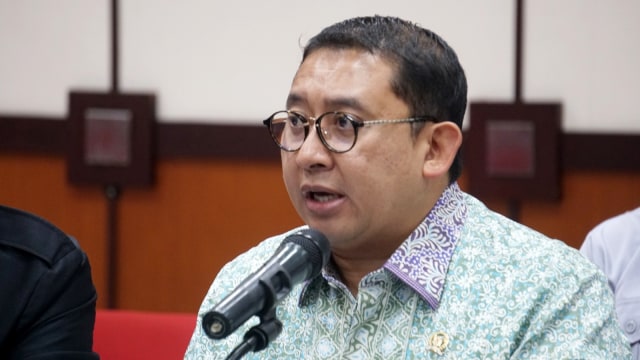 Wakil Ketua DPR, Fadli Zon menghadiri Pengadilan Tinggi (PT) DKI Jakarta, Senin (4/2). Foto: Iqbal Firdaus/kumparan