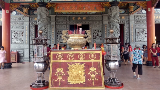 Suasana di Vihara Satya Dharma, Benoa, Bali. Foto: Denita BR Matondang/kumparan