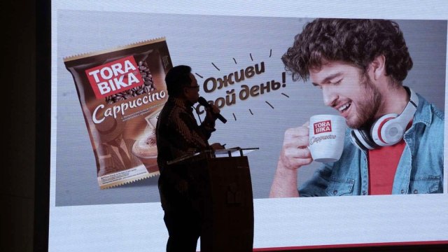 Hartanto Gunawan saat konferensi pers tentang Mayora sukses menembus pasar ekspor ke Rusia di Gedung Mayora Group, Jakarta, Rabu (6/2/2019). Foto: Irfan Adi Saputra/kumparan