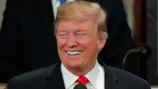 Presiden Amerika Serikat, Donald Trump  Foto: REUTERS/Jim Young