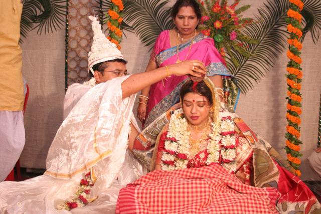 Proses Sindoor-dan di India Foto: Flickr / lagnajeeta