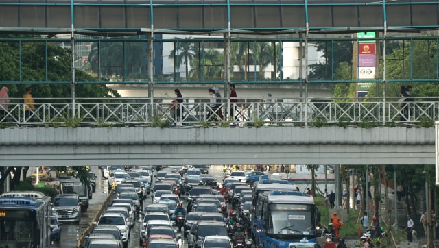 Ilustrasi Jembatan Penyeberangan Orang (JPO). Foto: Nugroho Sejati/kumparan