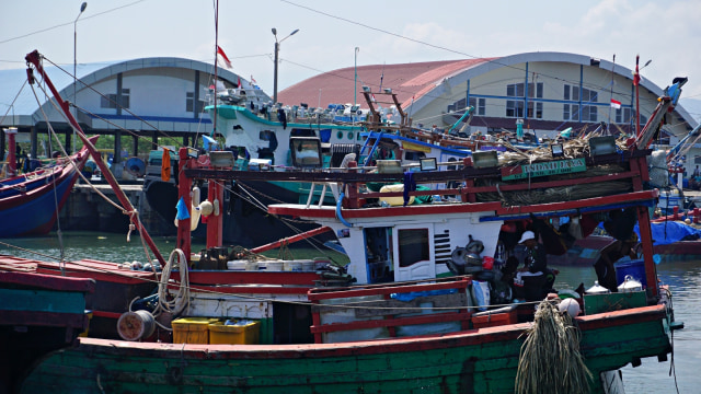Suasana dermaga Pelabuhan Perikanan Samudera I Kutaradja, Lampulo yang mengalami pendangkalan. Foto: Zuhri Noviandi/kumparan