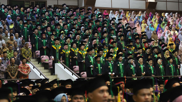 Para wisudawan Unsyiah, Rabu (6/2). Foto: Humas Unsyiah