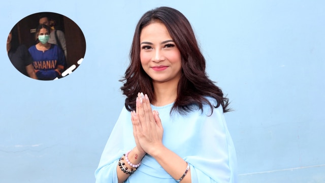 Vanessa Angel mengenakan baju tahanan. Foto: Munady Widjaja dan Instagram/@ccicjatim