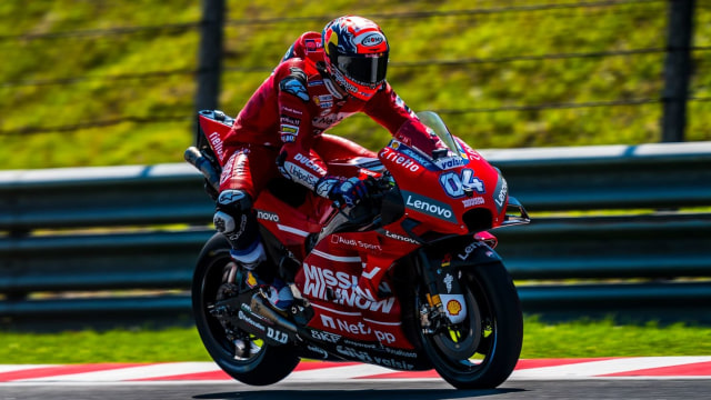 Andrea Dovizioso menjalani tes pramusim MotoGP 2019 di Sirkuit Sepang, Malaysia. Foto: Dok. Ducati