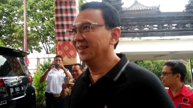 Basuki Tjahaja Purnama (BTP) alias Ahok di Kantor DPD PDIP Bali. Foto: Denita BR Matondang/kumparan